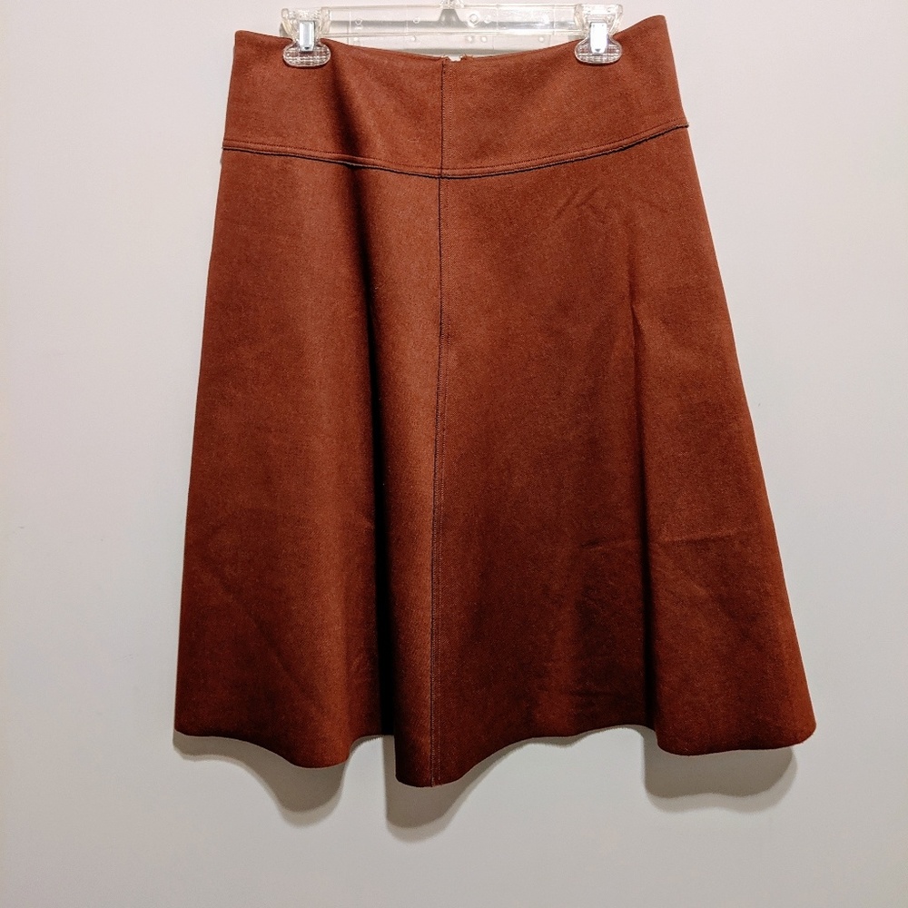 Anthropology brown skirt